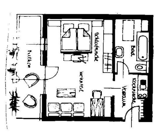 Appartement Unterwirt à Bad Kleinkirchheim Chambre photo
